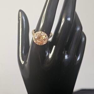 Bella Luce 12.75CTW Champagne and White Diamond Simulants over Sterling Silver